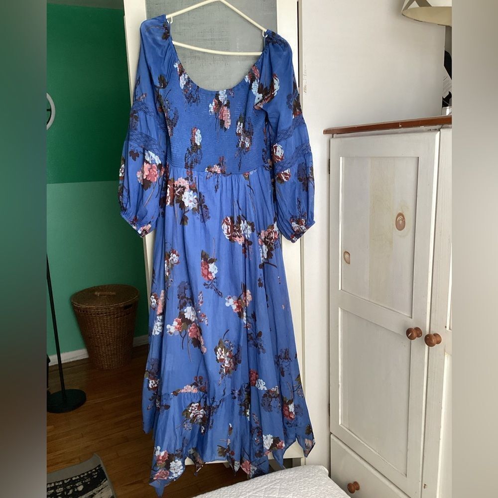 Free People L Morning Glory Boho floral dress - Picture 4 of 11